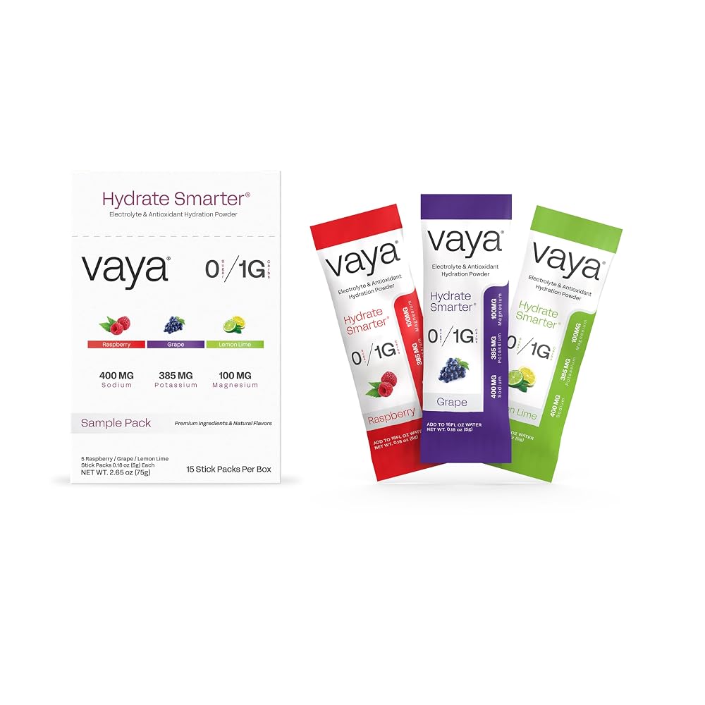 Vaya Sugar Free Electrolyte Powder Packets - 15 Stick Packs