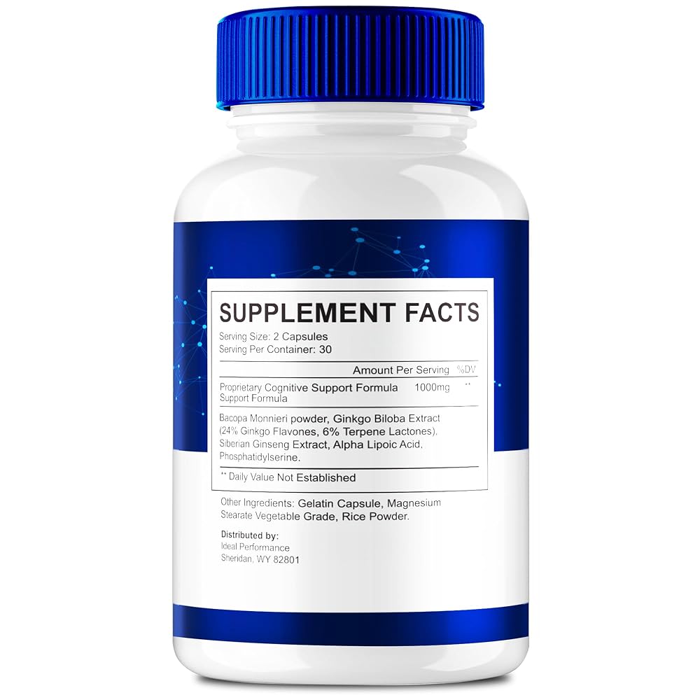 IDEAL PERFORMANCE Memoforce Advanced Formula Brain Support - 60 Capsules - image 2