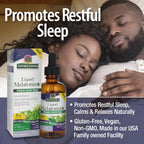 Nature's Answer Melatonin Plus Lemon Balm & Hops Liquid - 2 oz - image 4