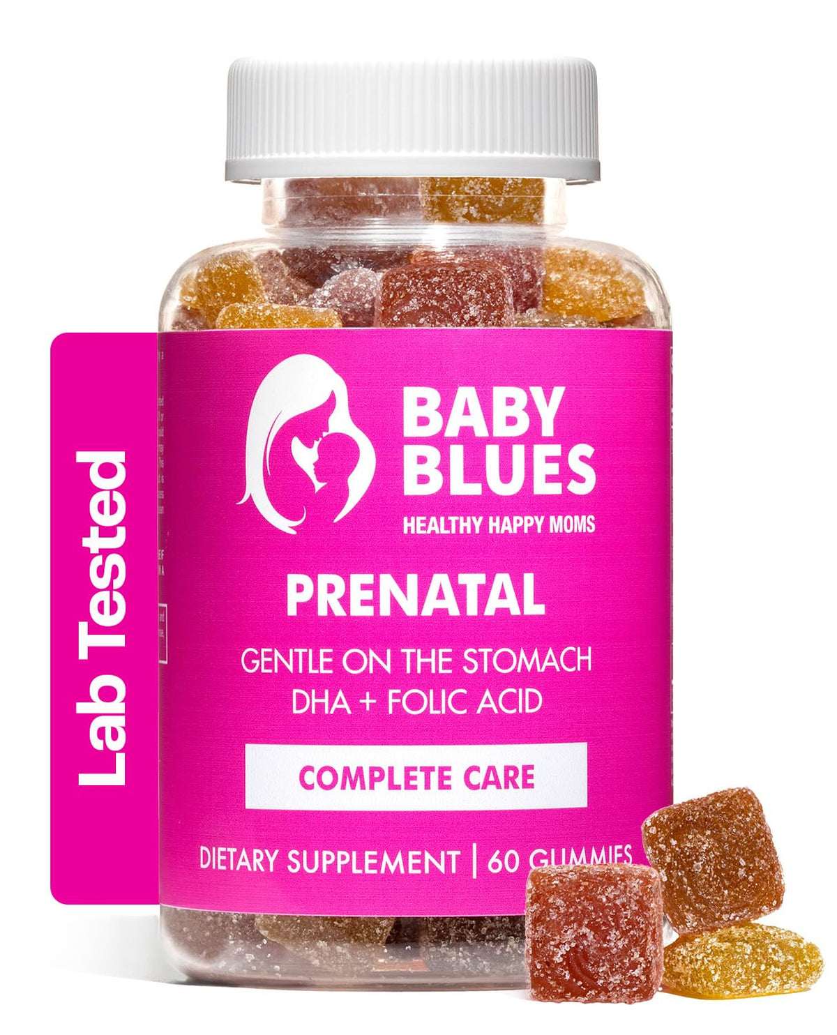 Baby Blues Prenatal Gummies for Women, Iron Free - 60 Count