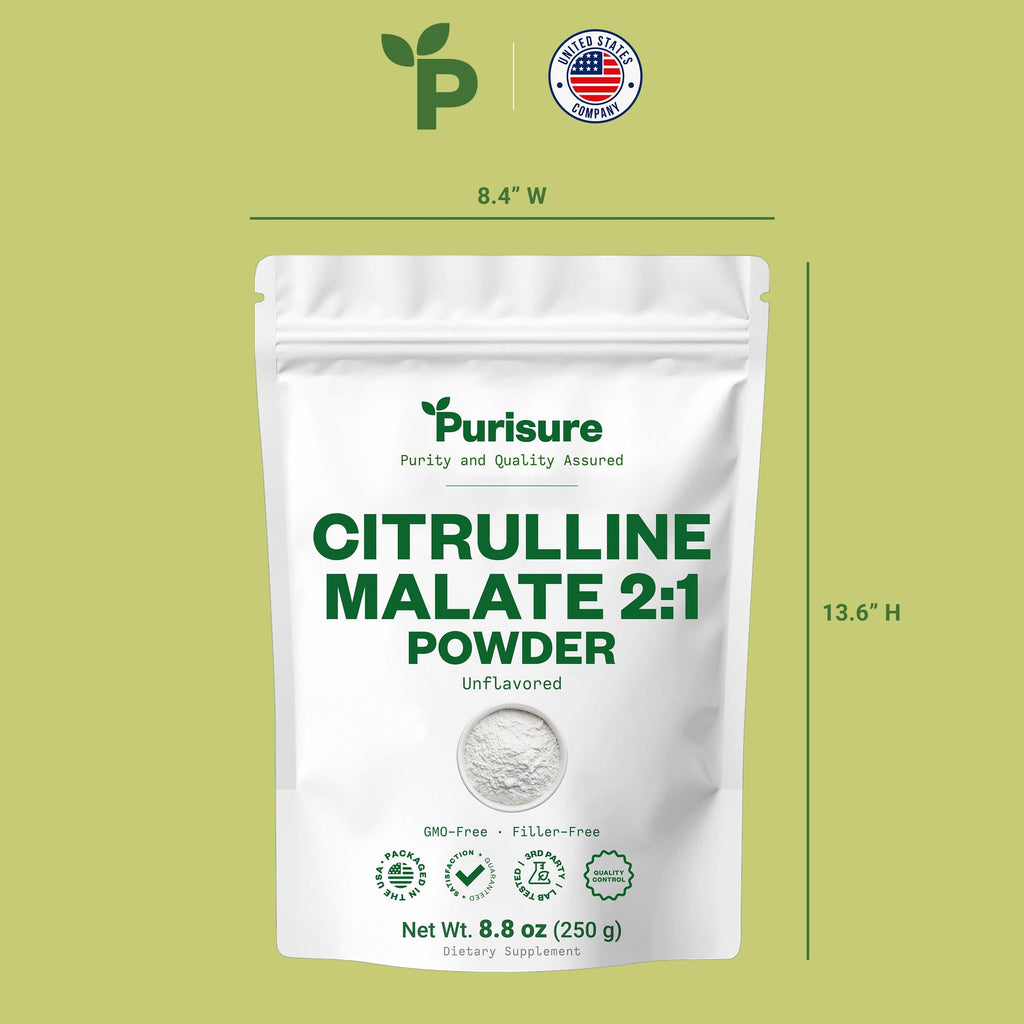 Purisure L-Citrulline Powder 250g Pre-Workout - 83 Servings - image 7
