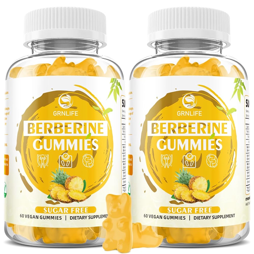 GrnLife Berberine Gummies with Ceylon Cinnamon Gummies