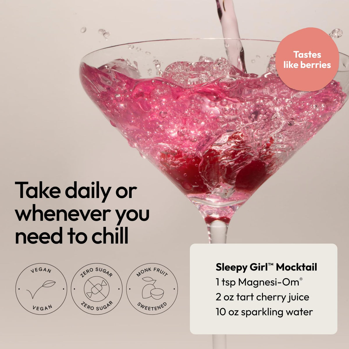 Moon Juice Magnesi-Om Magnesium Powder Berry - 30 Servings - image 8