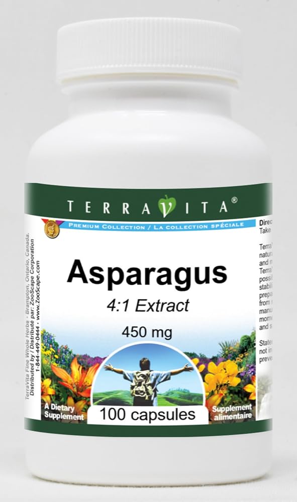 Terravita Asparagus 4:1-450 mg (100 Capsules, ZIN: 519017)
