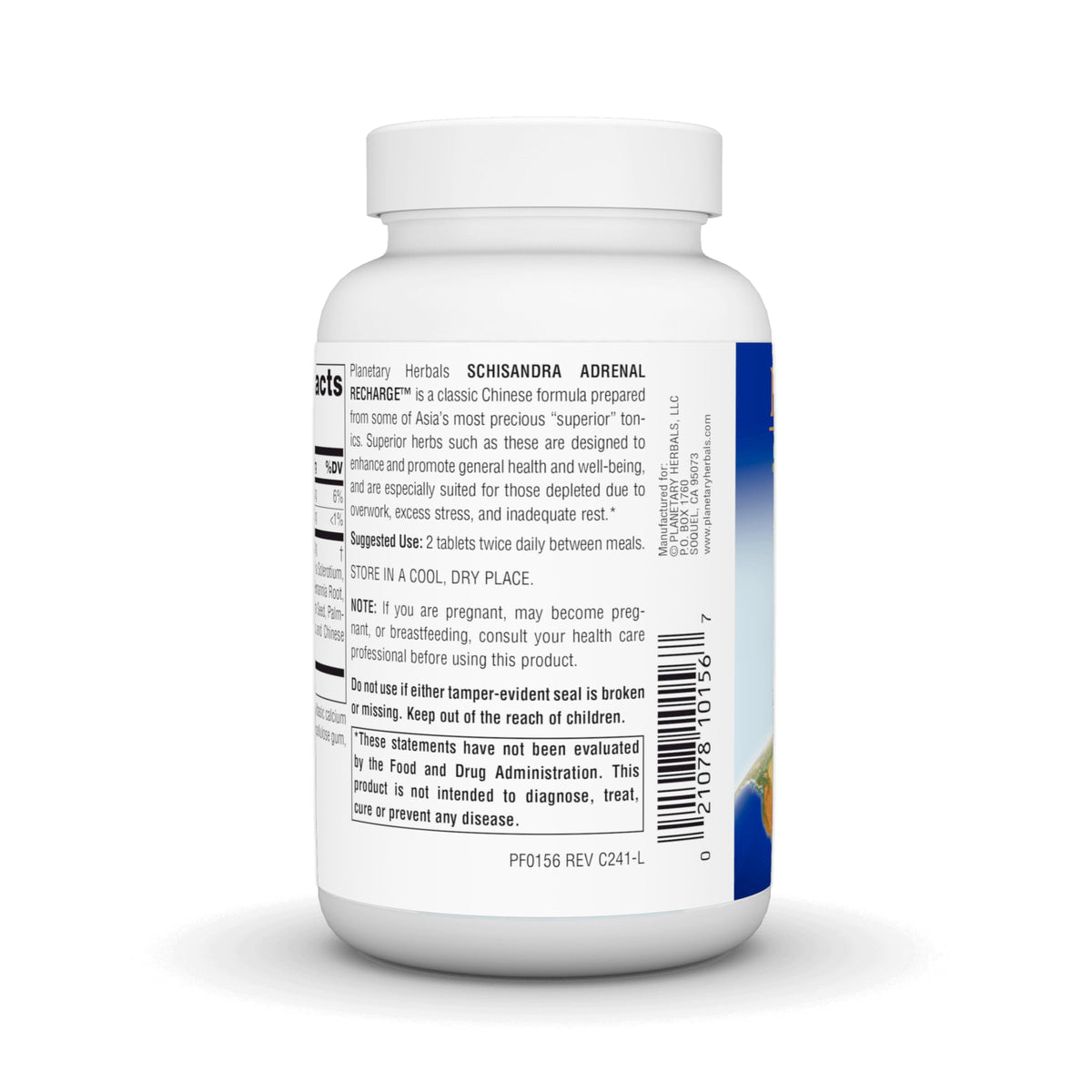 Planetary Herbals Schisandra Adrenal Complex 710mg - 120 Tablets - image 3