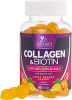Nature's Nutrition Collagen Gummies - 2500mcg Biotin - Complete