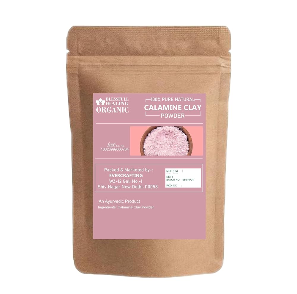 Blessfull Healing Organic Calamine Clay Powder 100% Pure Natural 200