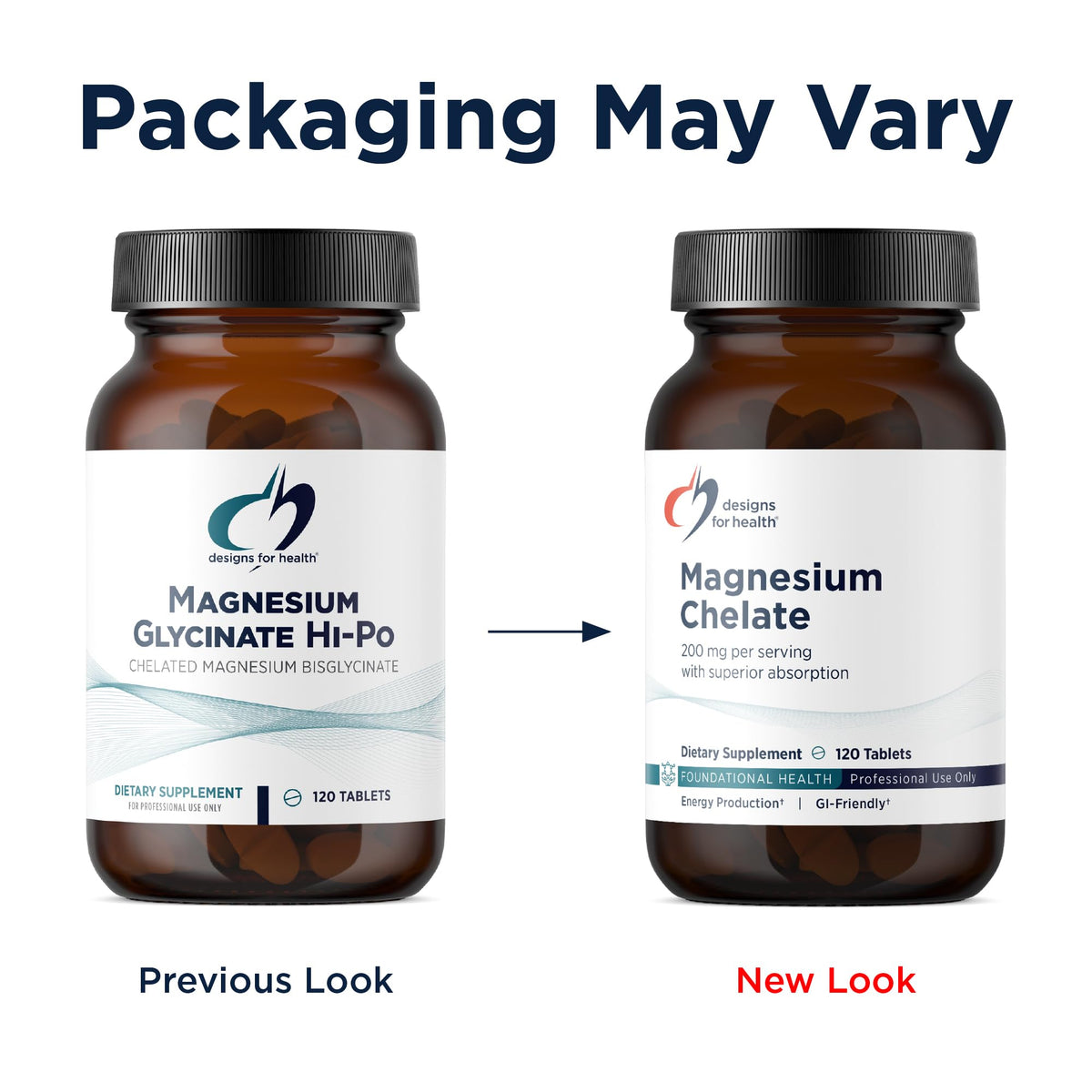 Designs for Health Magnesium Chelate 200mg - 120 Tablets - image 5
