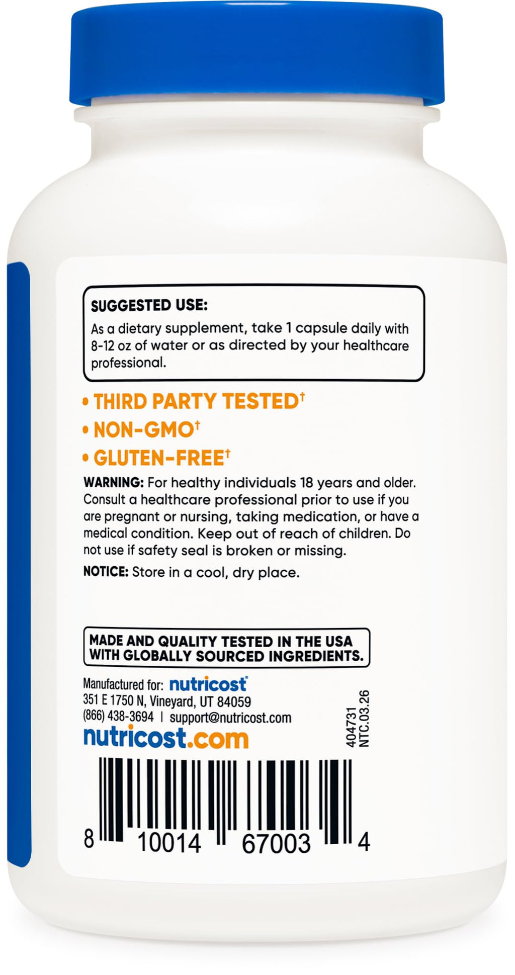 Nutricost Bromelain 500mg - 120 Vegetarian Capsules - image 5