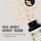 Happy Healthy Hippie Organic Maca Root Capsules 1200 mg - 120 Count - image 7