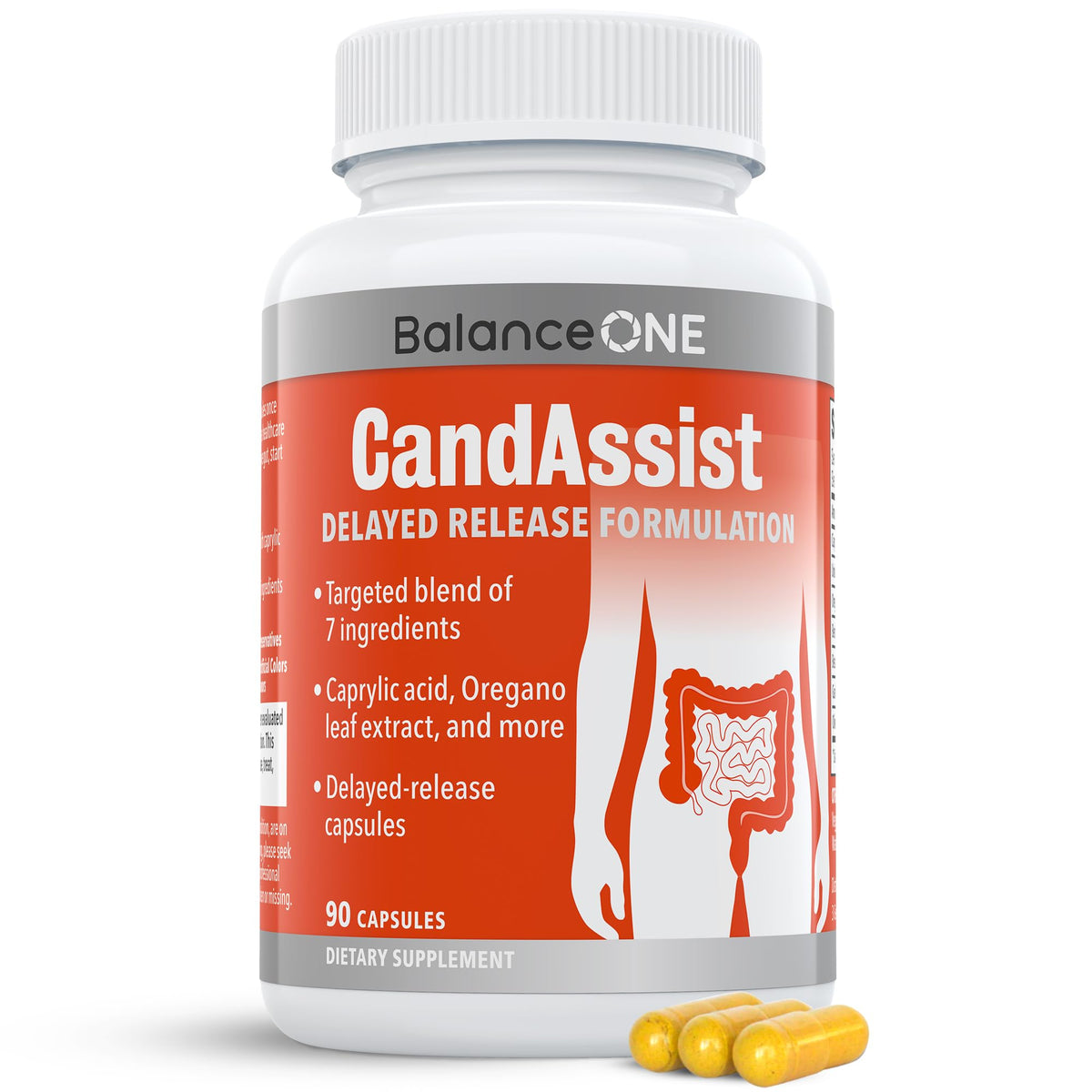 Balance ONE CandAssist Candida Cleanse Support - 90 Capsules