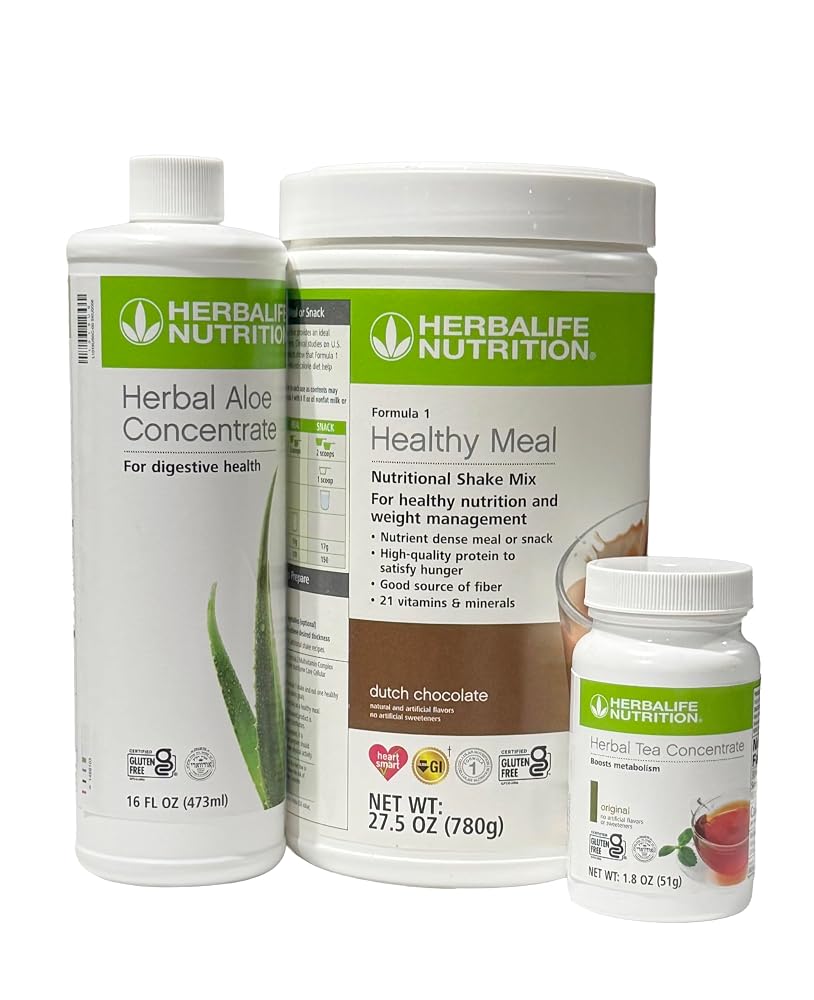 HERBALIFE Trio Combo Nutritional Shake Mix & Herbal Concentrates