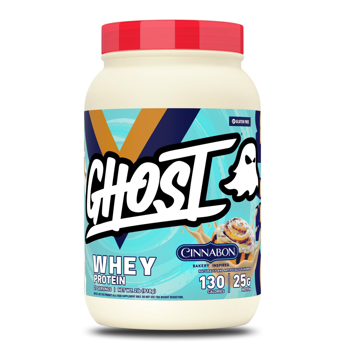 GHOST Whey Protein Powder Cinnabon - 2 lb