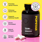 POPSTAR Labs Semen Volume Booster - Men's Semen Health & Fertility