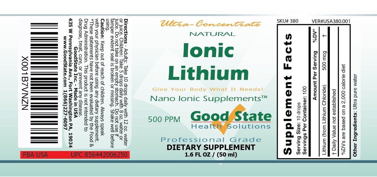 Good State Liquid Ionic Lithium Ultra Concentrate - 1.6 Fl Oz - image 2
