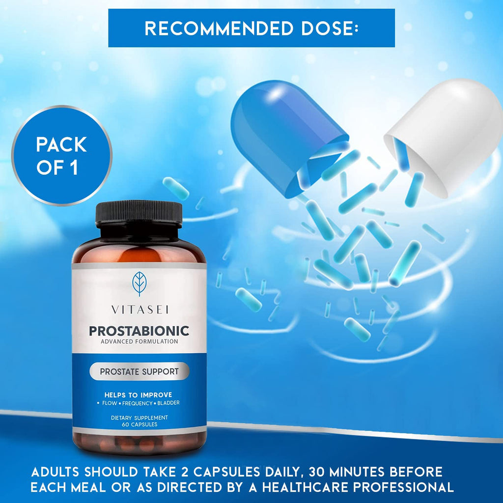 VITASEI Prostabionic Prostate Dietary Supplements for Men W/Saw