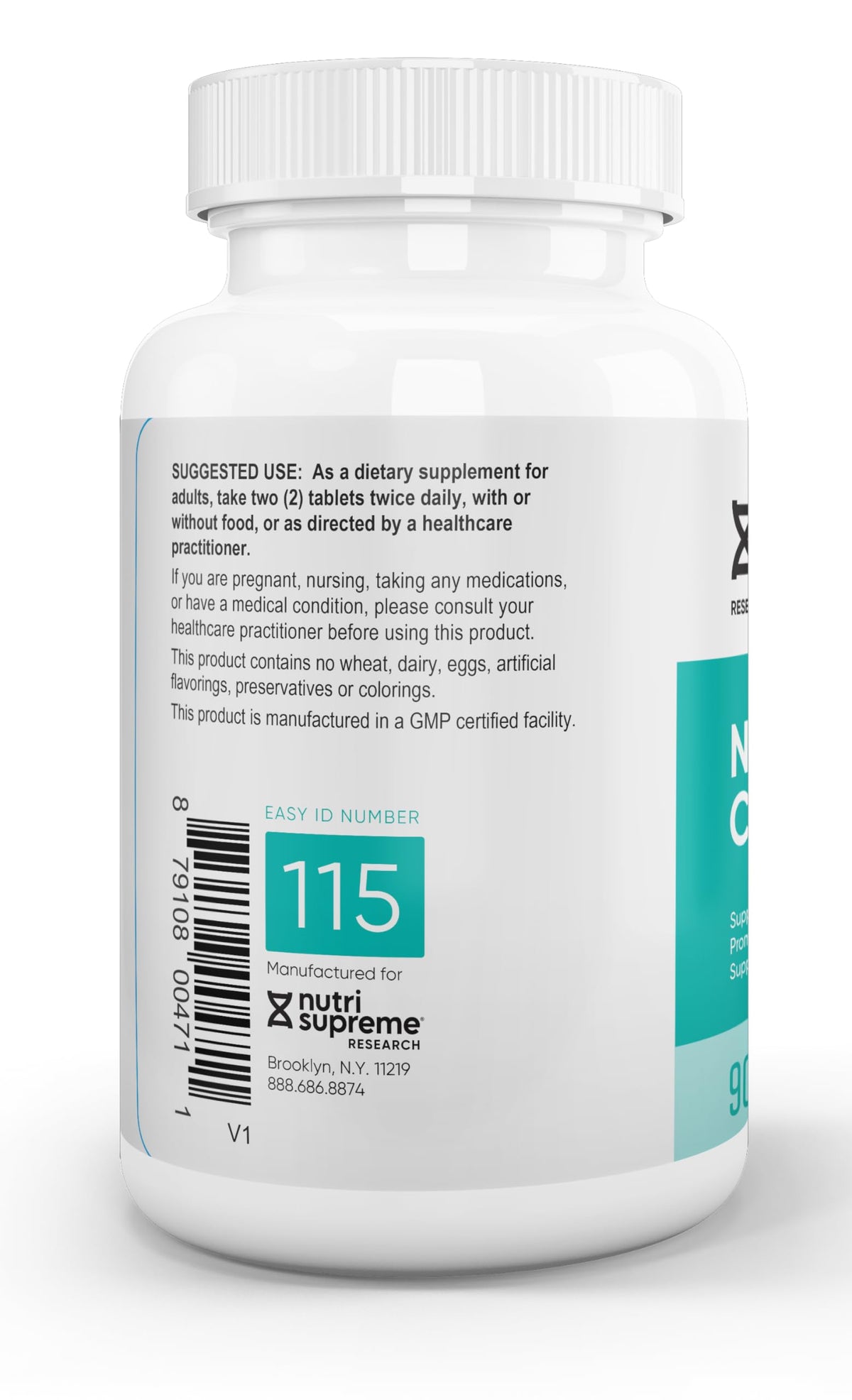 NUTRI-SUPREME RESEARCH Calm Tablets with Magnesium & L-Theanine - 90 Tablets - image 3