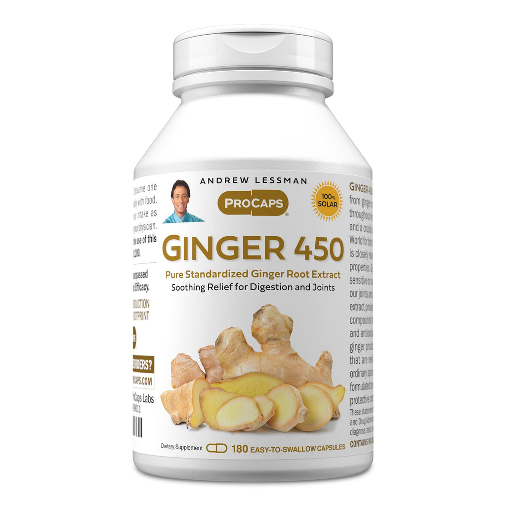 ANDREW LESSMAN Ginger 450 - Capsules - Soothing Relief for Joints