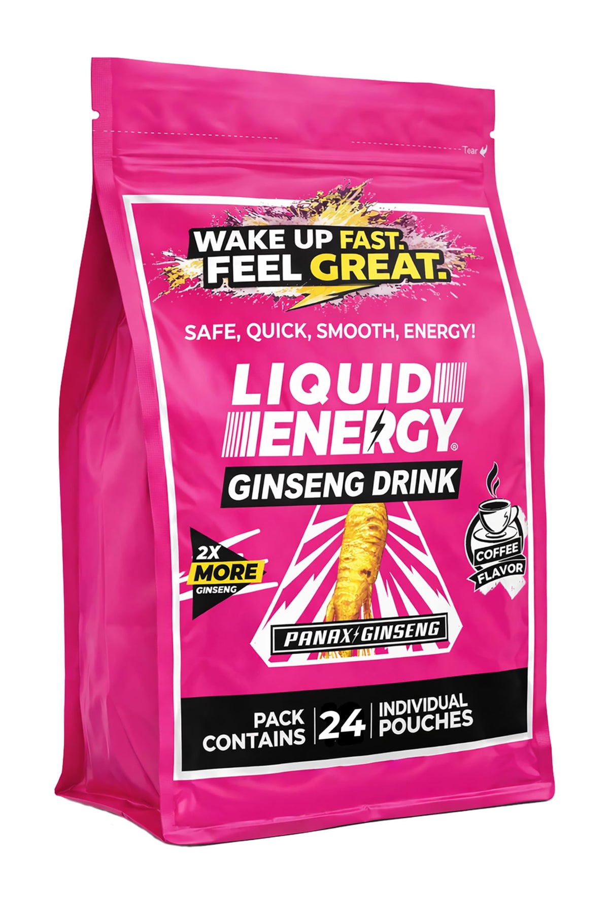 VITAL 4U Liquid Energy Coffee Energy Shot - 24 Pouches