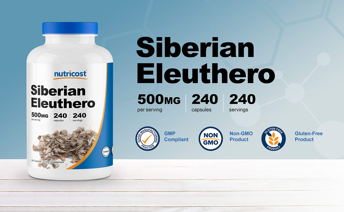 Nutricost Siberian Eleuthero 500mg