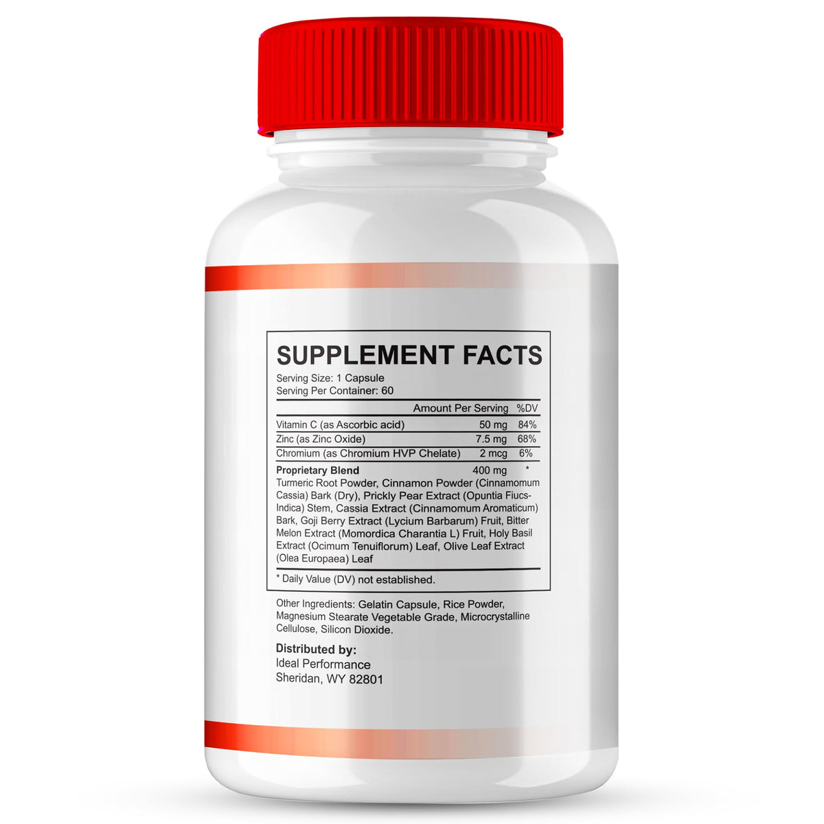 IDEAL PERFORMANCE Glucofort Capsules Sugar Balance Support - 30 Count - image 2
