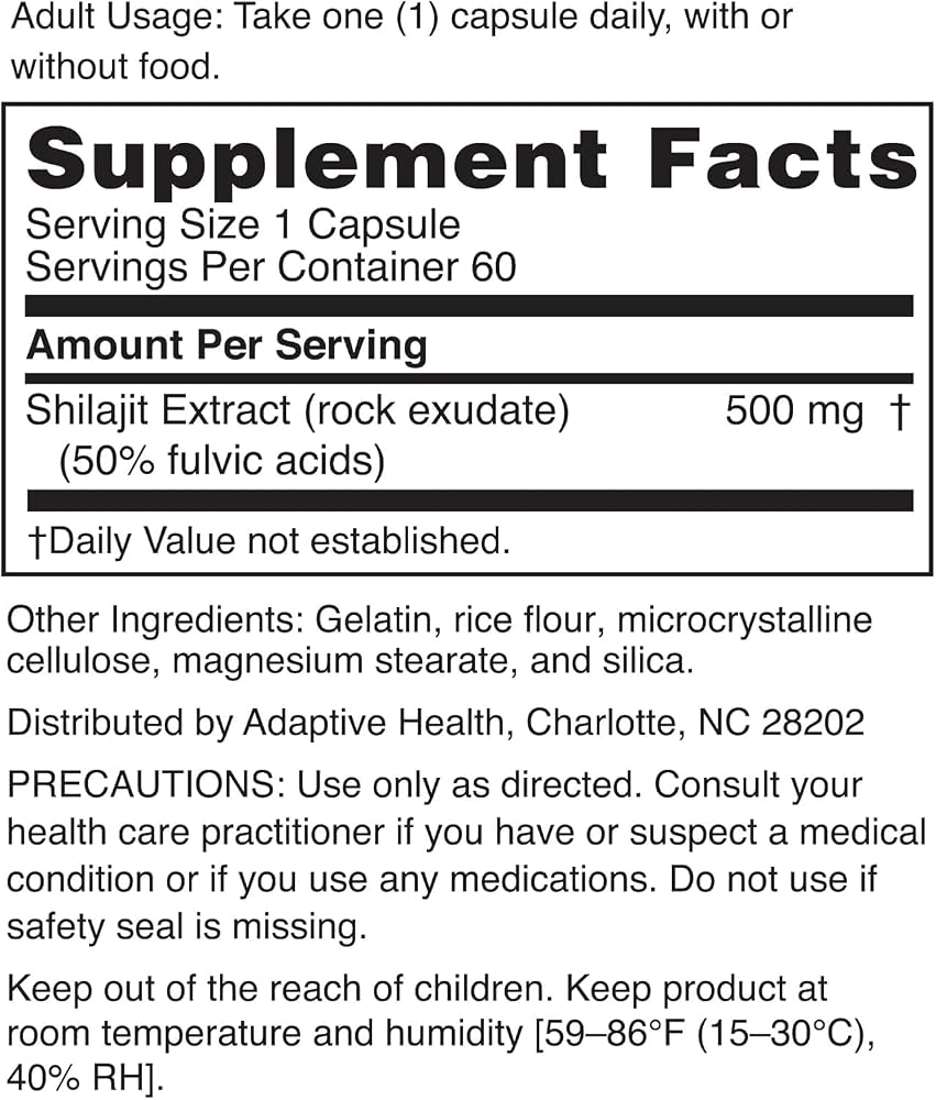 Nugenix Essentials Shilajit Capsules Supplement