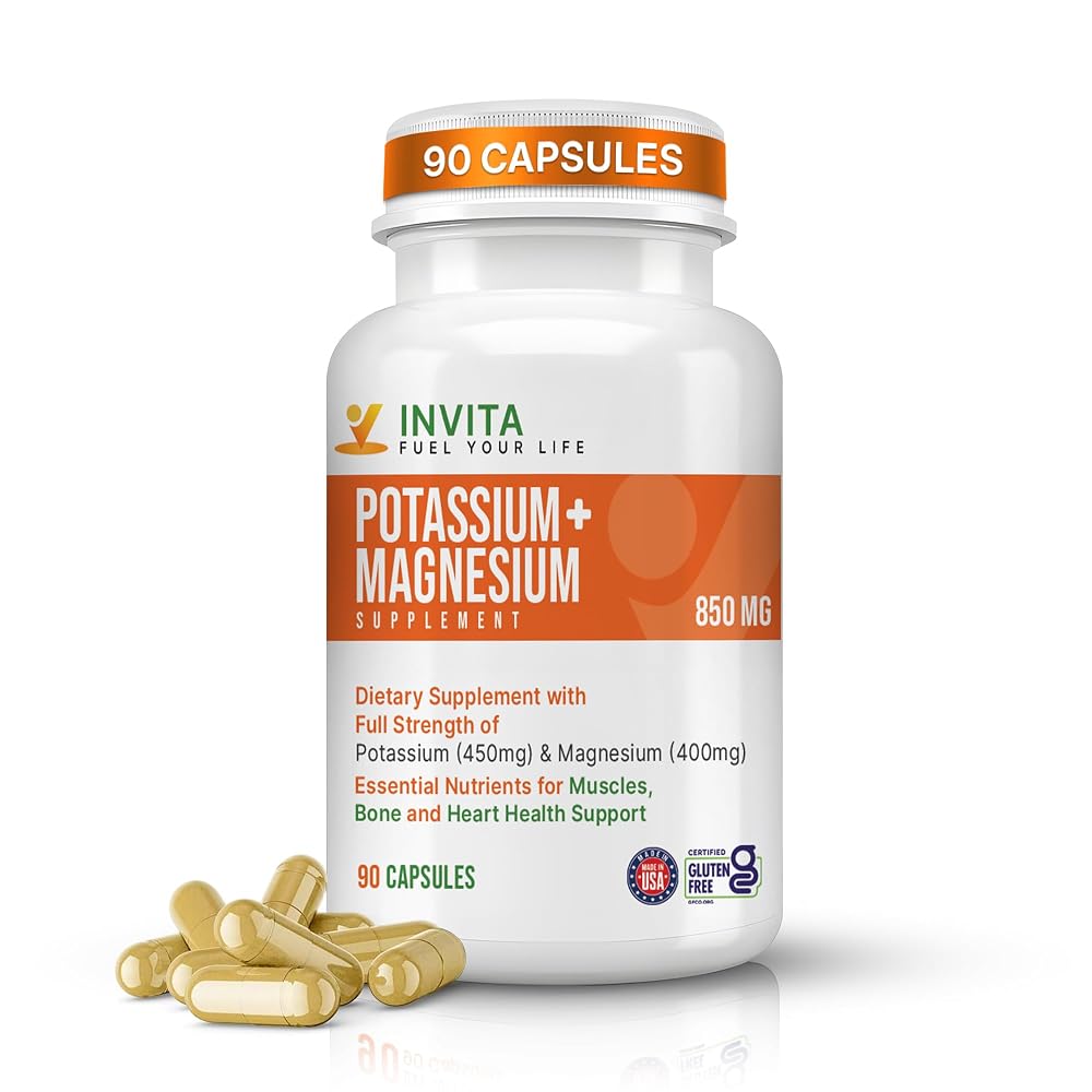 INVITA Potassium Magnesium Complex - 90 Capsules