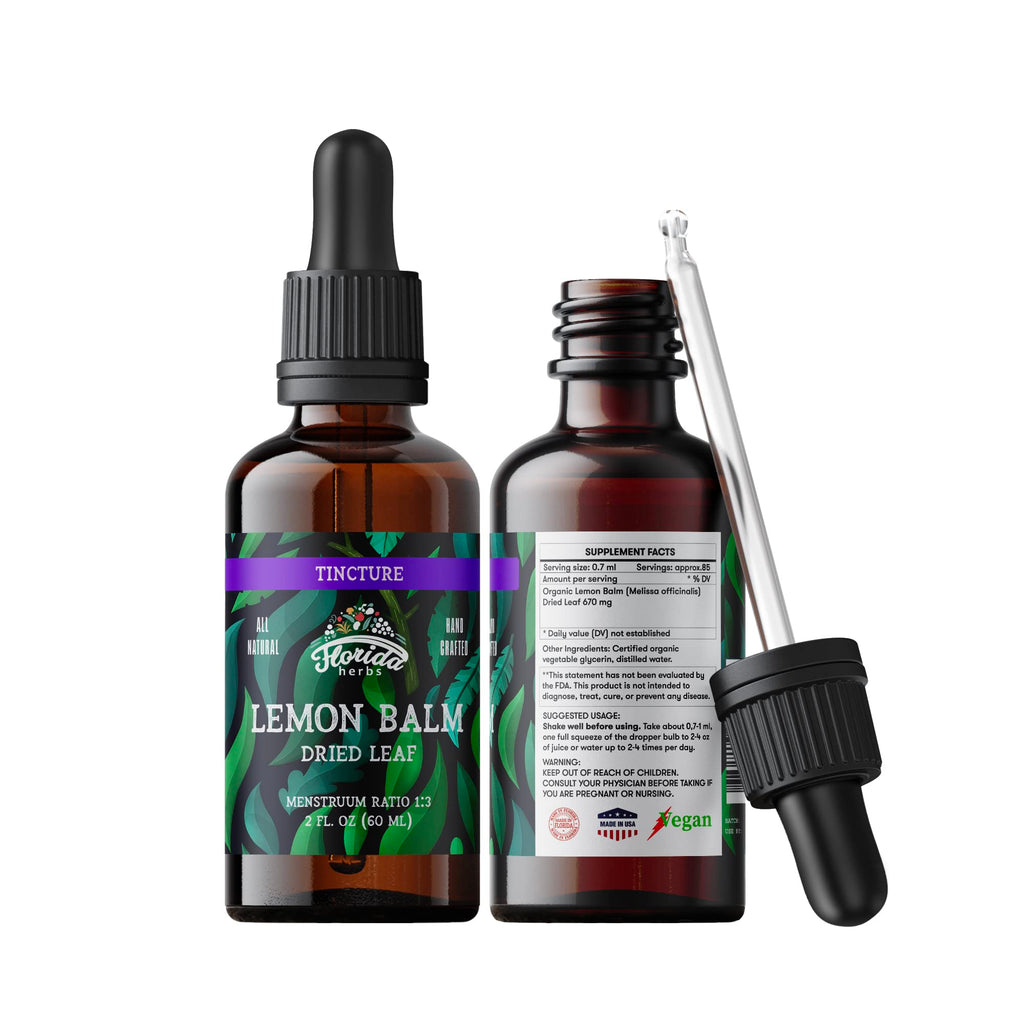 FLORIDA HERBS Lemon Balm Tincture Alcohol Free - 2 fl oz - image 6