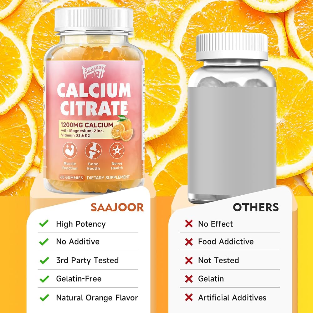 Saajoor Calcium Citrate Gummies