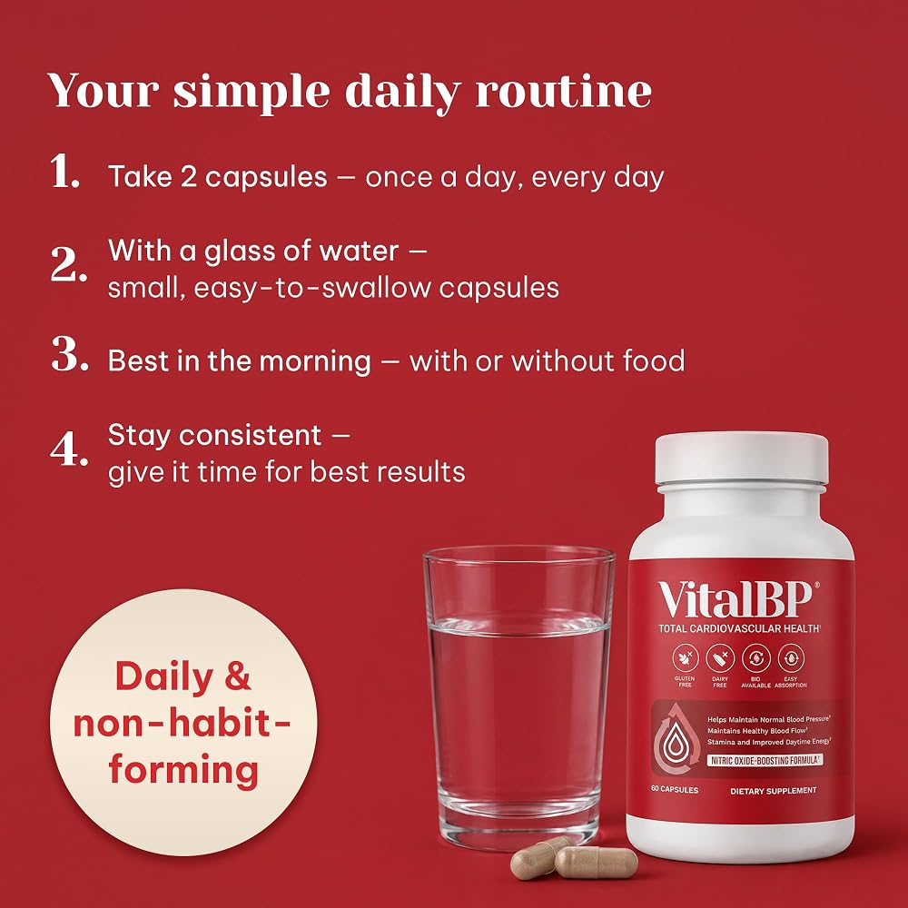 VitalBP - Supports Blood Flow & Arteries - with CoQ10