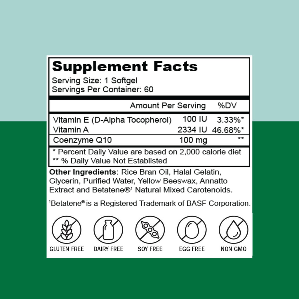 Zaytun Halal CoQ10 Softgels for Heart Health & Energy - 60 Mini Softgels - image 2