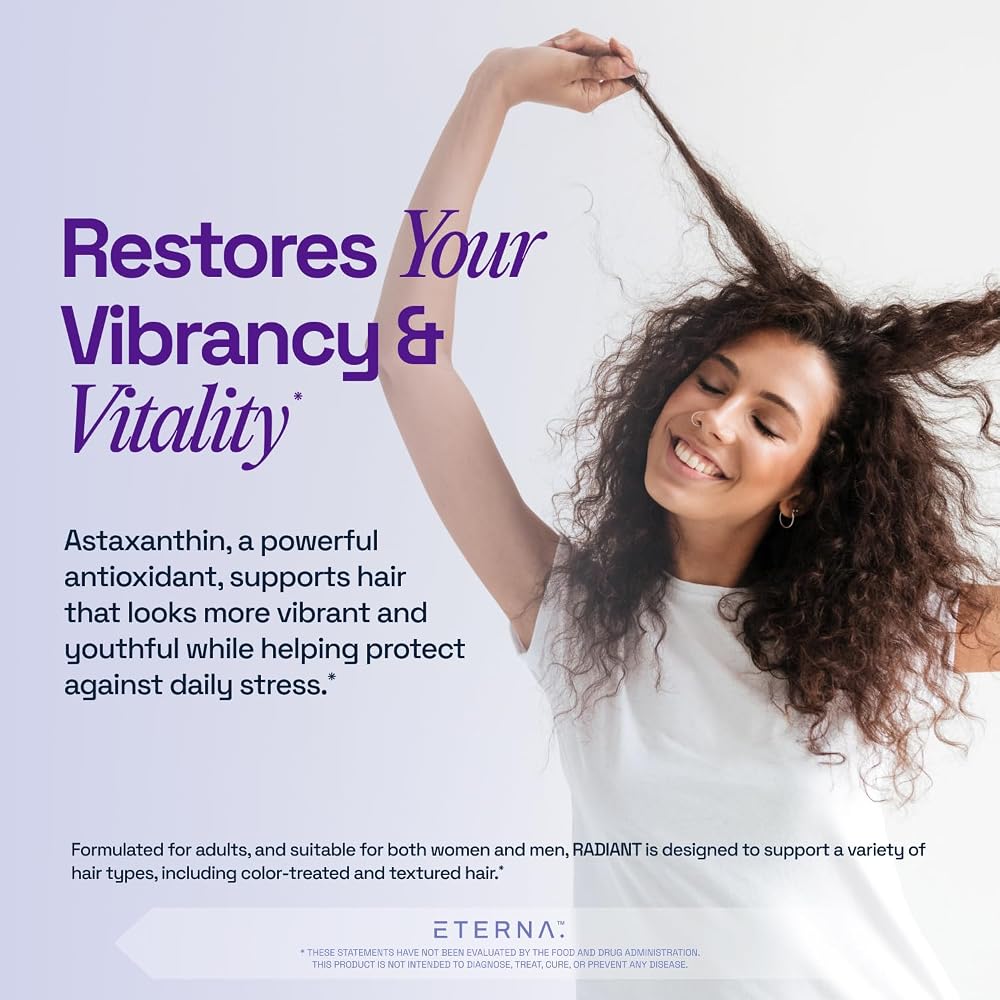 Eterna Radiant Hair Growth Supplement - 90 Capsules - image 9