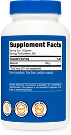 Nutricost Melatonin 10mg Sleep Support - 240 Capsules - image 5