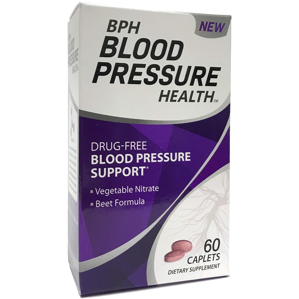 BPH Blood Pressure Health Beetroot Caplets - 60 Count