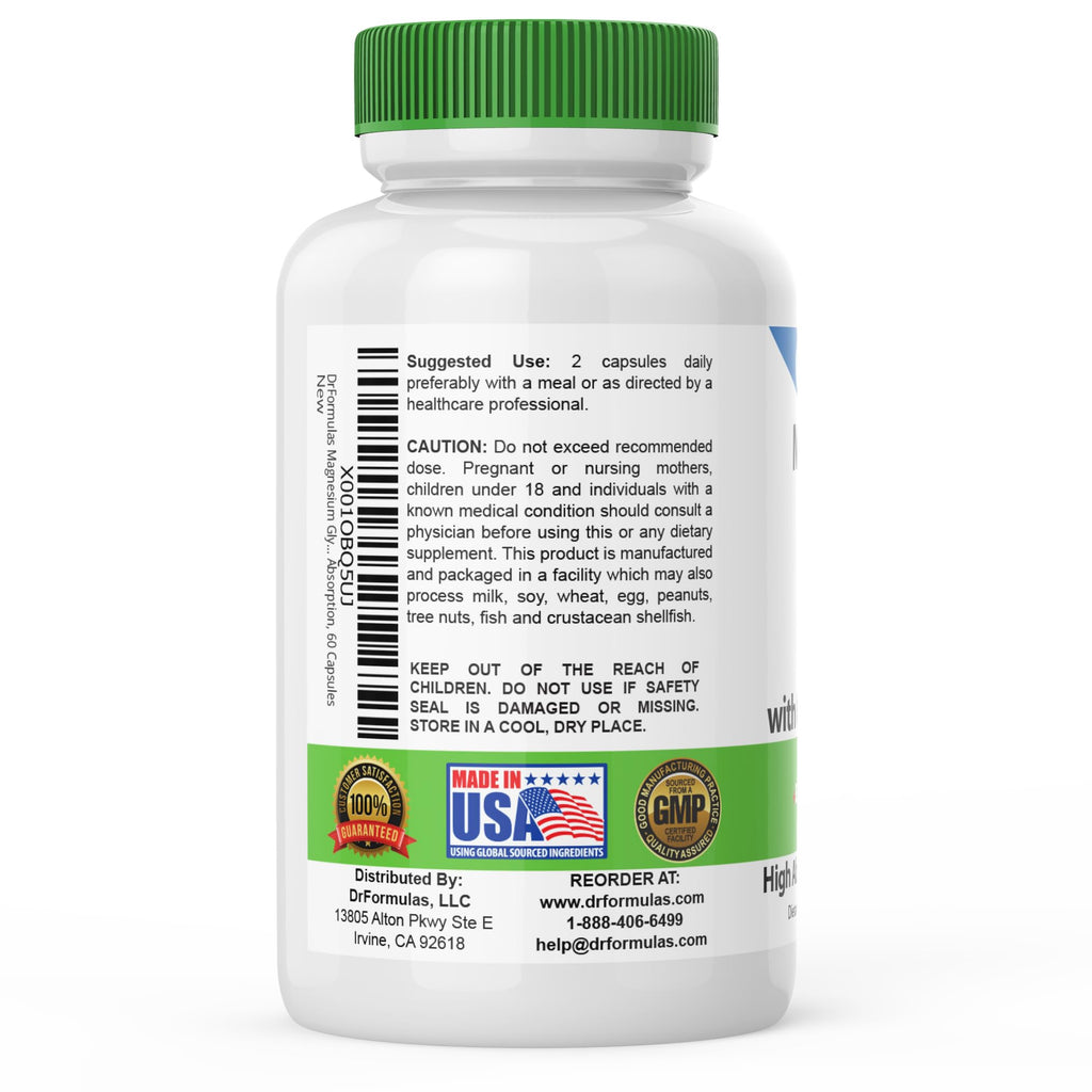 DrFormulas Magnesium Glycinate 400 mg - 60 Capsules - image 3
