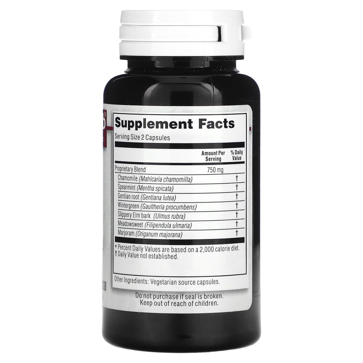 Kroeger Herb Healthy Gut Vegetarian Capsules - 100 Count - image 2