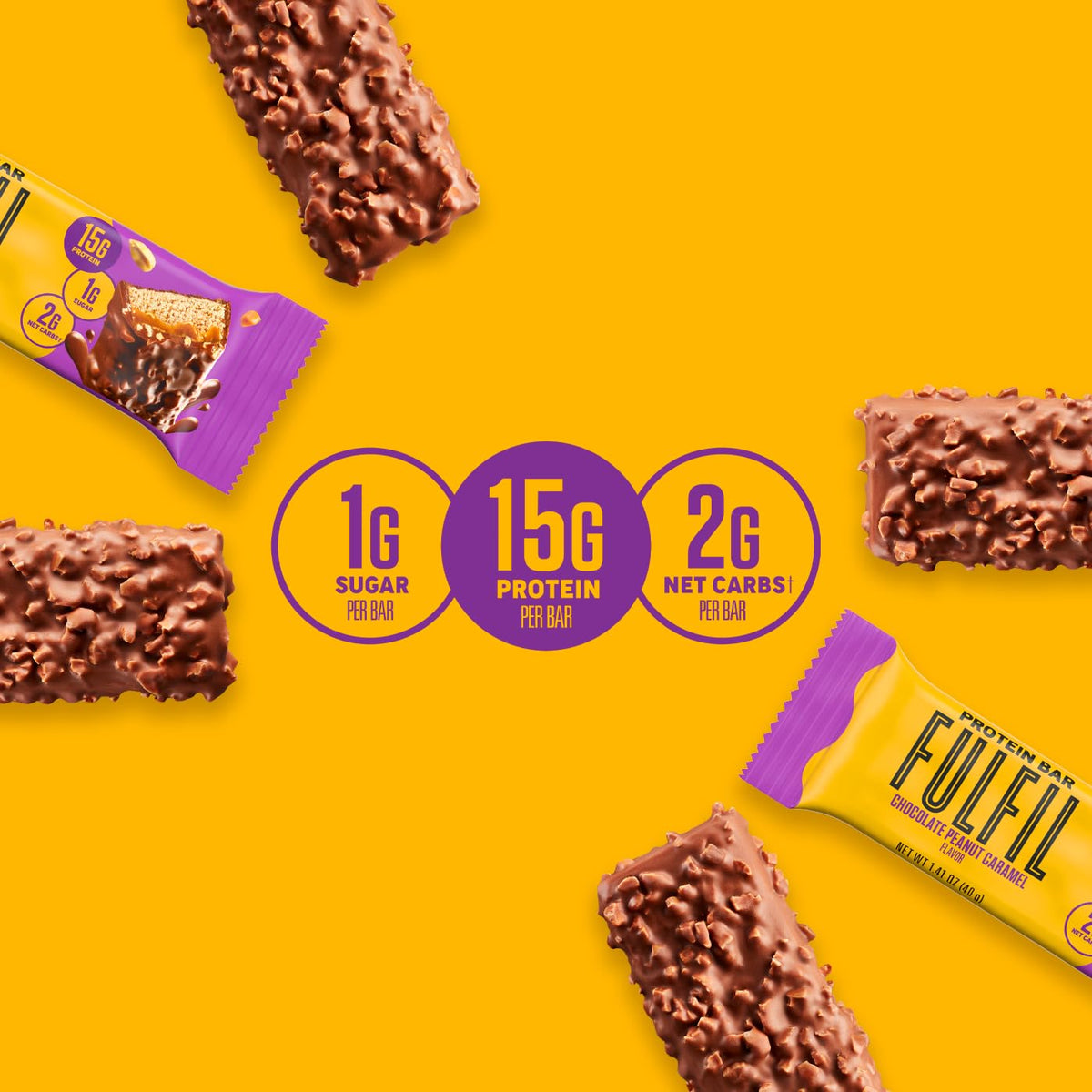 Fulfil 15g Protein Bars