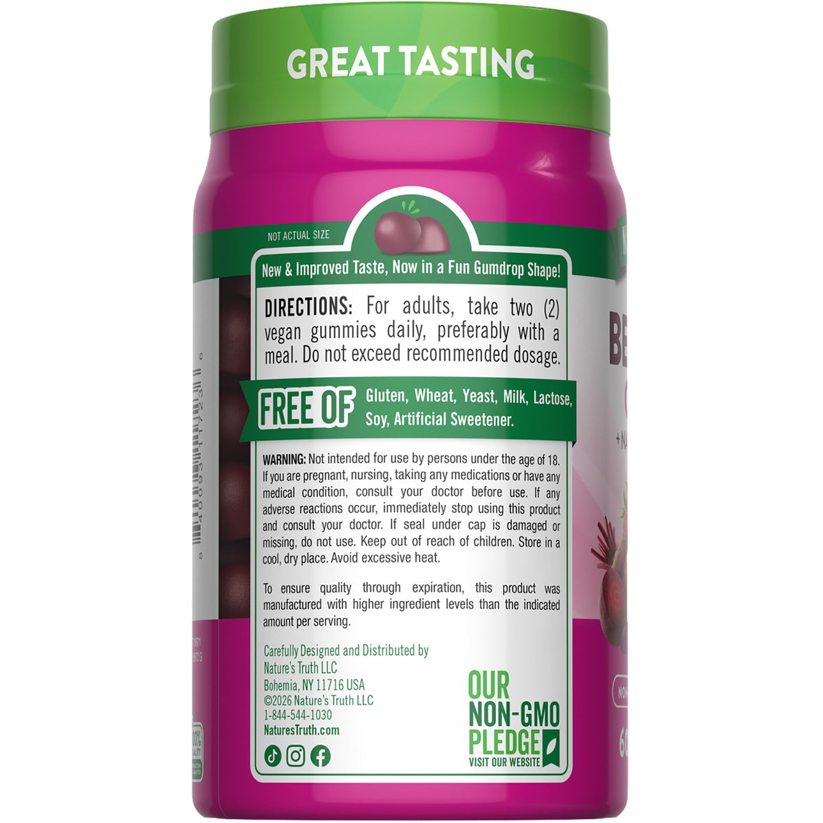 Nature's Truth Beet Root Gummies - 60 Count - image 7