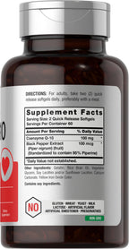 Horbäach CoQ10 100mg Antioxidant - 120 Softgels - image 2