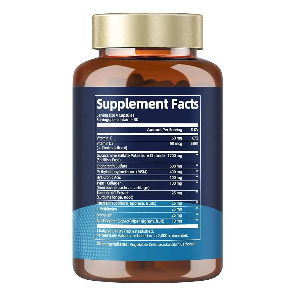 Totaria Liposomal Glucosamine Chondroitin MSM Joint Support - 120 Capsules - image 6