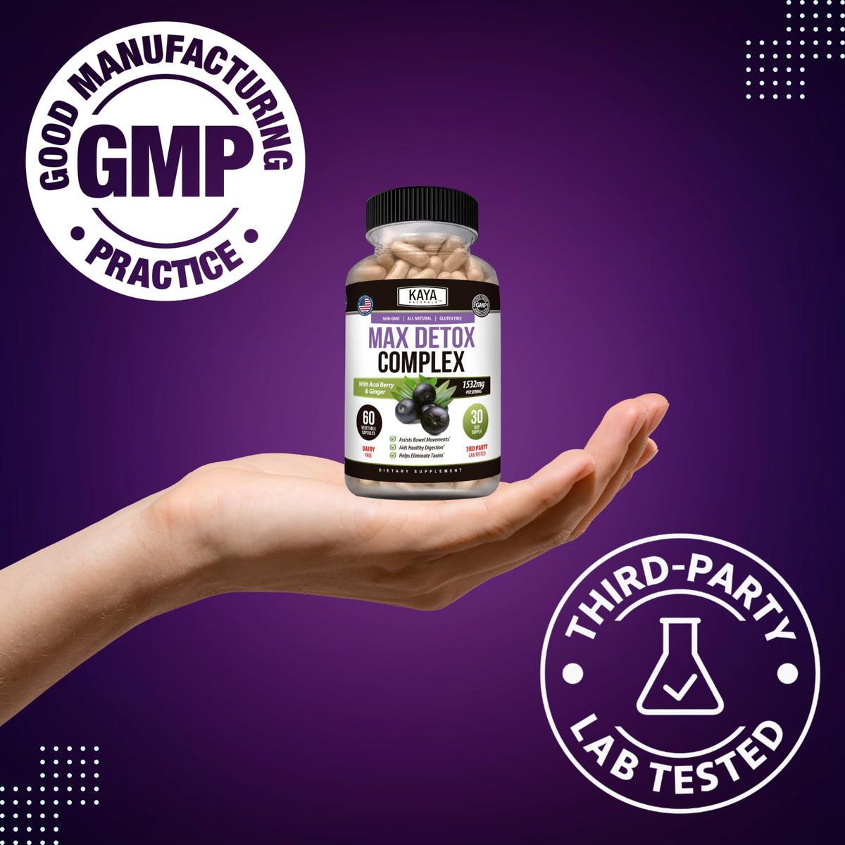 Kaya Naturals - Max Detox - 100% Natural