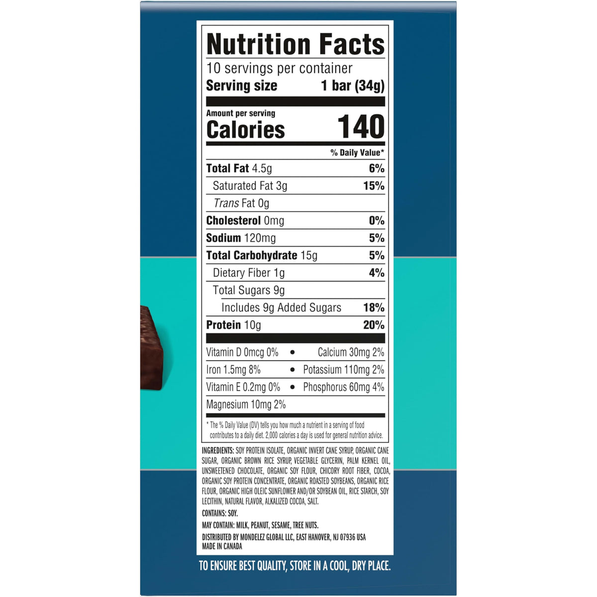 Clif Builders Minis Chocolatey Mint Protein Bars - 10 Count - image 3