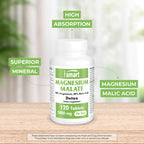 Supersmart Magnesium Malate 2400mg - 120 Tablets - image 3