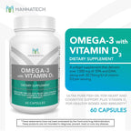 Mannatech Omega-3 with Vitamin D3 - 60 Softgels - image 3