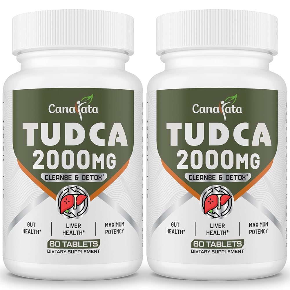 Canarata TUDCA Liver Supplements 2000mg-Liver Detox & Cleanse