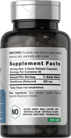 Horbäach Glutathione 300mg Antioxidant - 60 Capsules - image 2