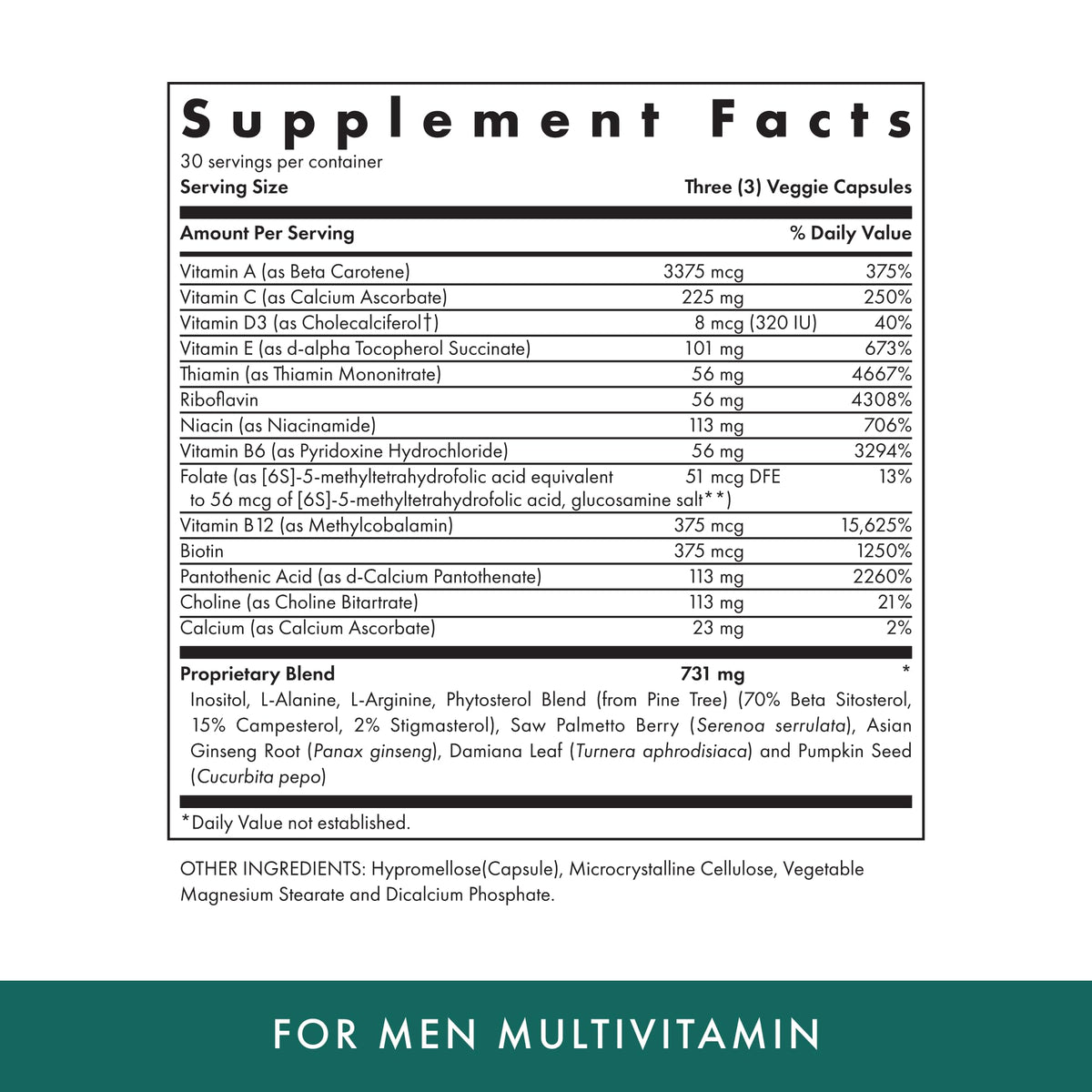 Michael's Health Naturopathic Programs For Men Daily Multivitamin - 90 Capsules - image 2