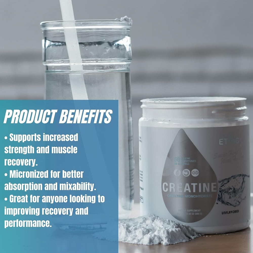 Sweat Ethic Creatine Monohydrate Powder - 60 Servings - image 3
