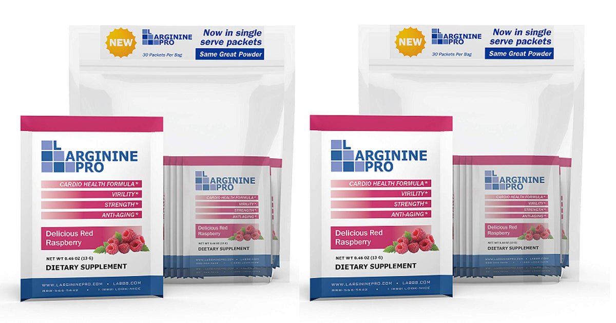 L-Arginine Pro 5,500mg L-Arginine Powder Drink Mix - 60 Packets