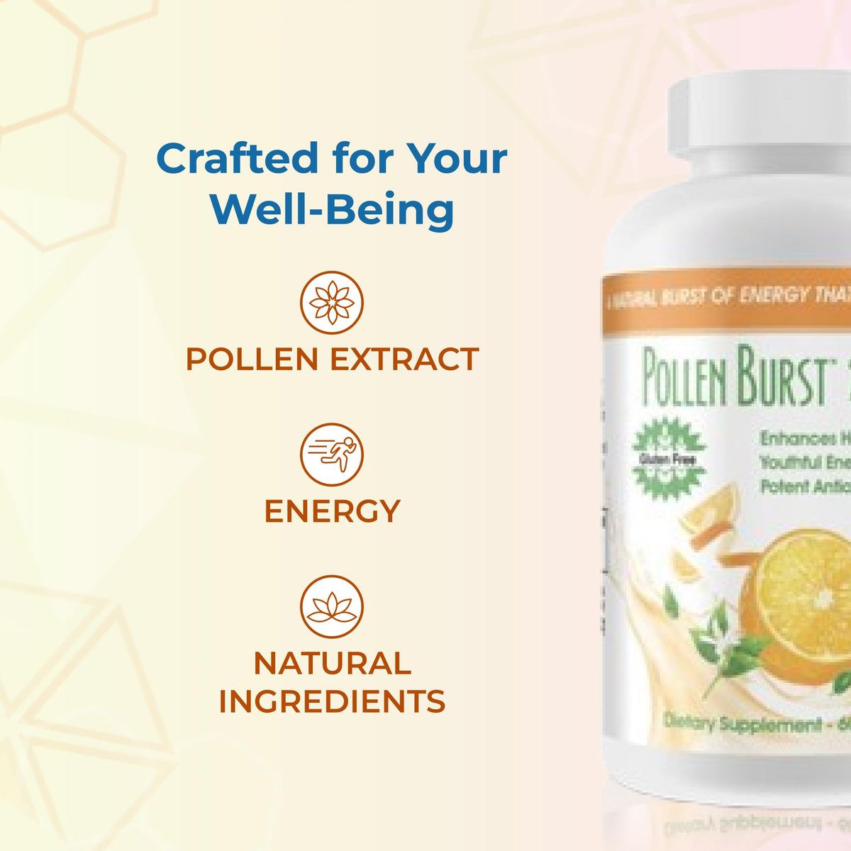 Youngevity Pollen Burst Tabs Energy & Endurance - 60 Tablets - image 5
